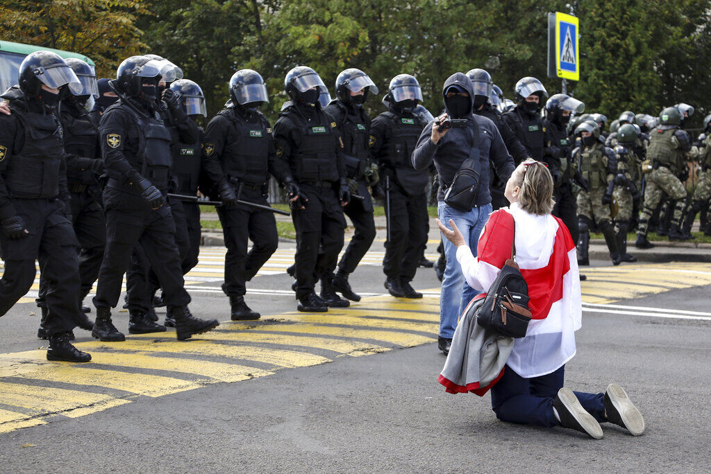 APTOPIX Belarus Protests